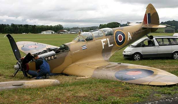 Oh Jeeze Spitfire Accident Wings Over New Zealand